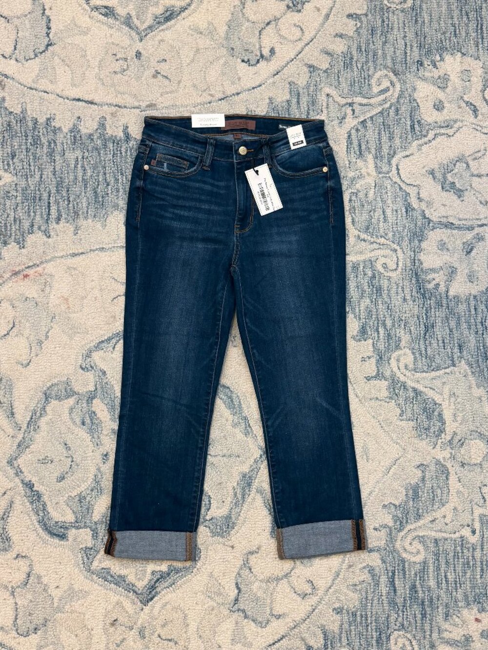 NWT Judy Bluie Midrise Skinny Fit Capri Jeans Size 5/27